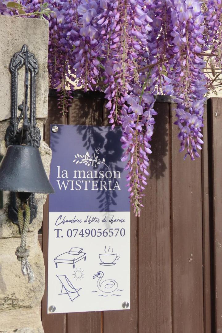 La Maison Wisteria Saint-Pantaléon-les-Vignes エクステリア 写真